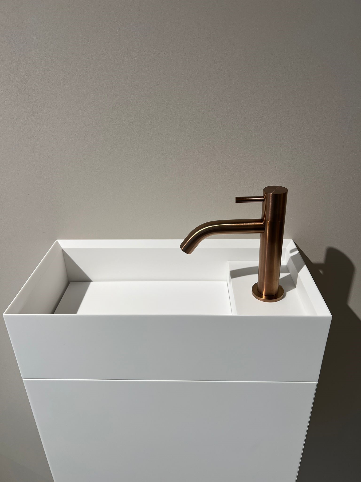 Opbouw Fonteinkraan RVS