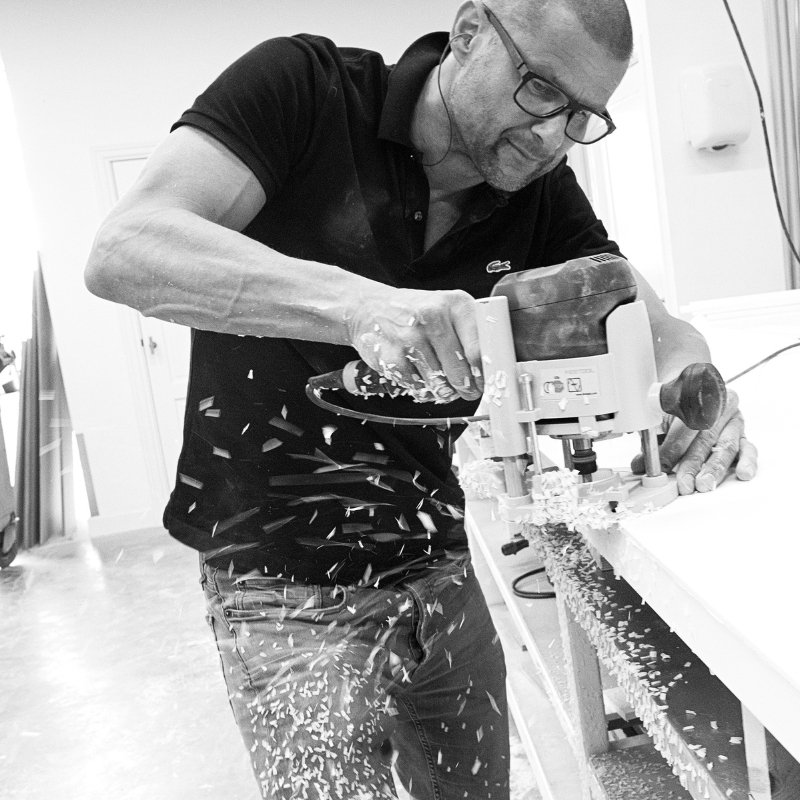 Maatwerk wastafels van corian