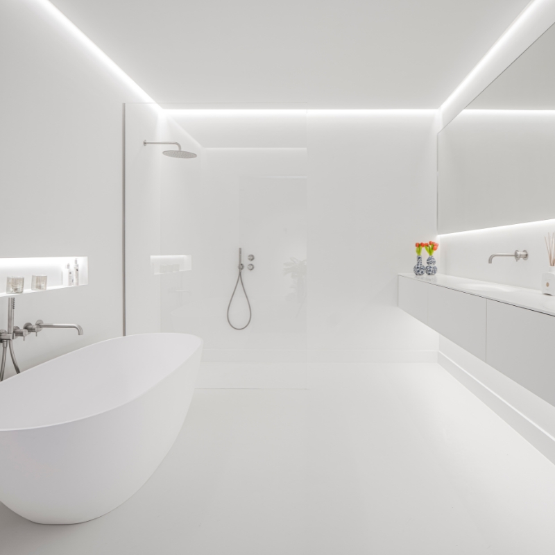 Corian badkamer