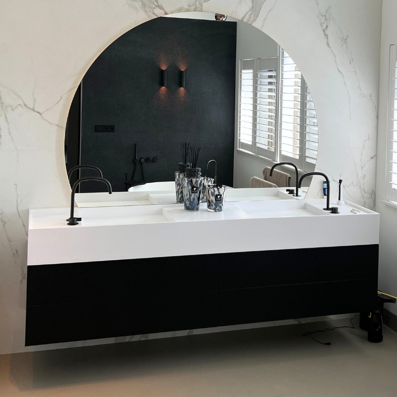 Solid Surface 16 Luxe badkamermeubel sluis van TIZ Design
