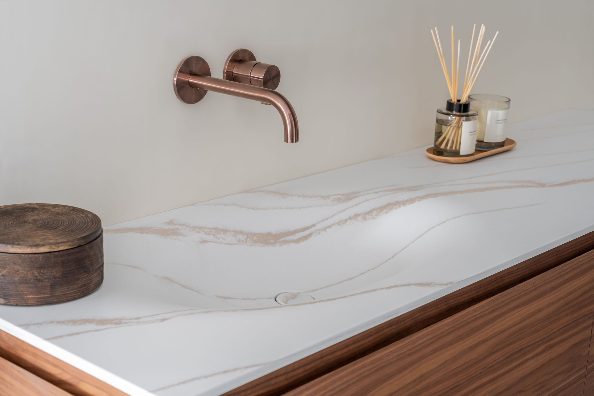 Durasein marmerlook solid surface - sun kissed