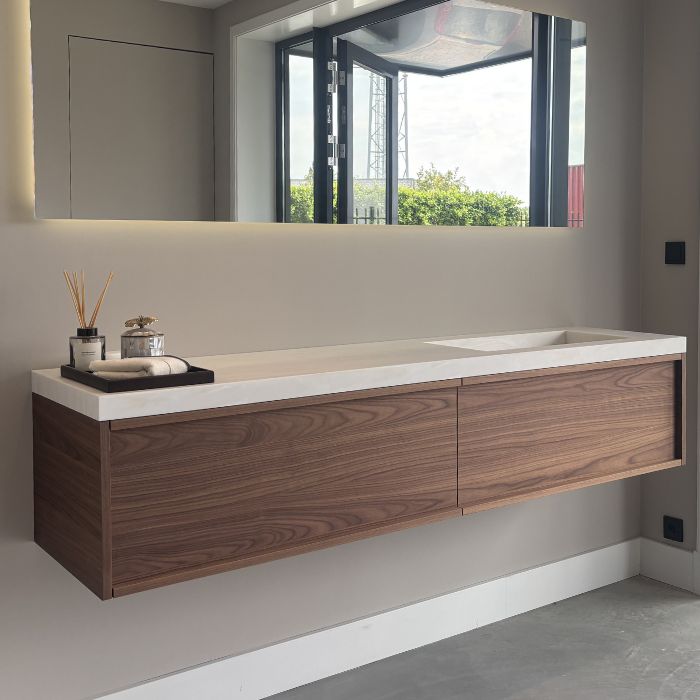 Badkamermeubel lemmer op maat gemaakt door tiz design
